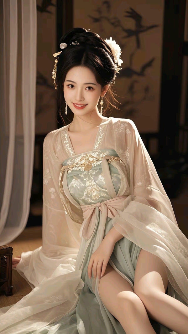 Mỹ nhân cổ trang ánh mắt sáng