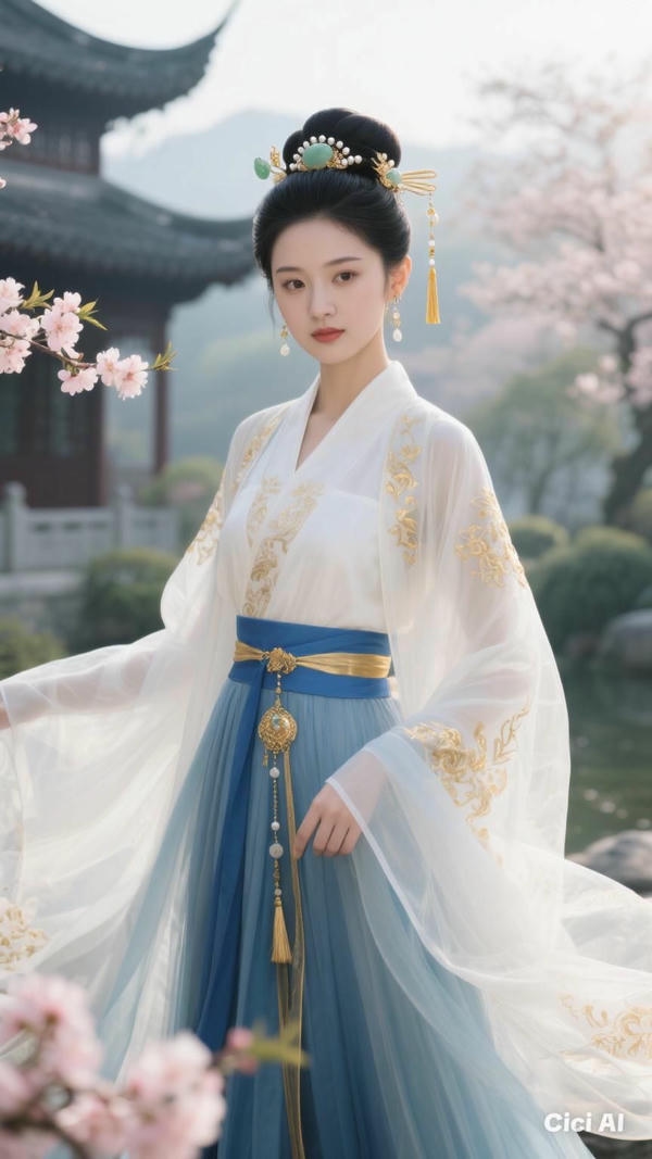 Nàng cổ trang xinh đẹp dịu dàng
