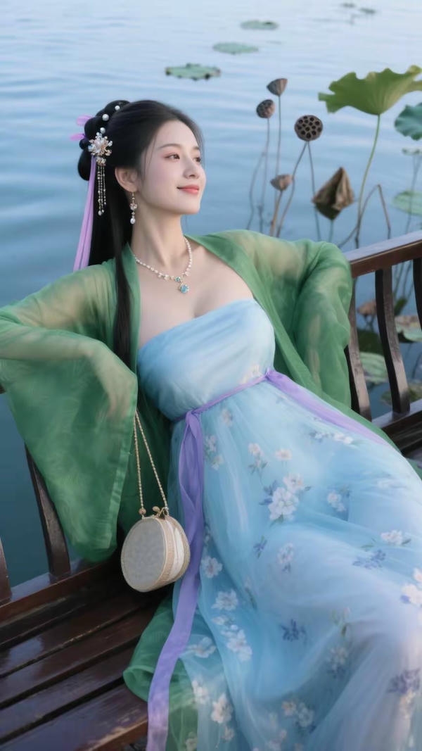 Nàng cổ trang xinh đẹp yêu kiều