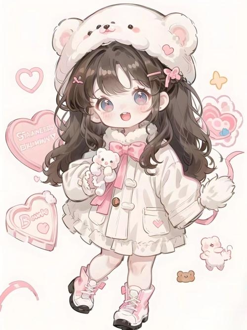 Nhân vật chibi với phong cách hoạt hình dễ thương