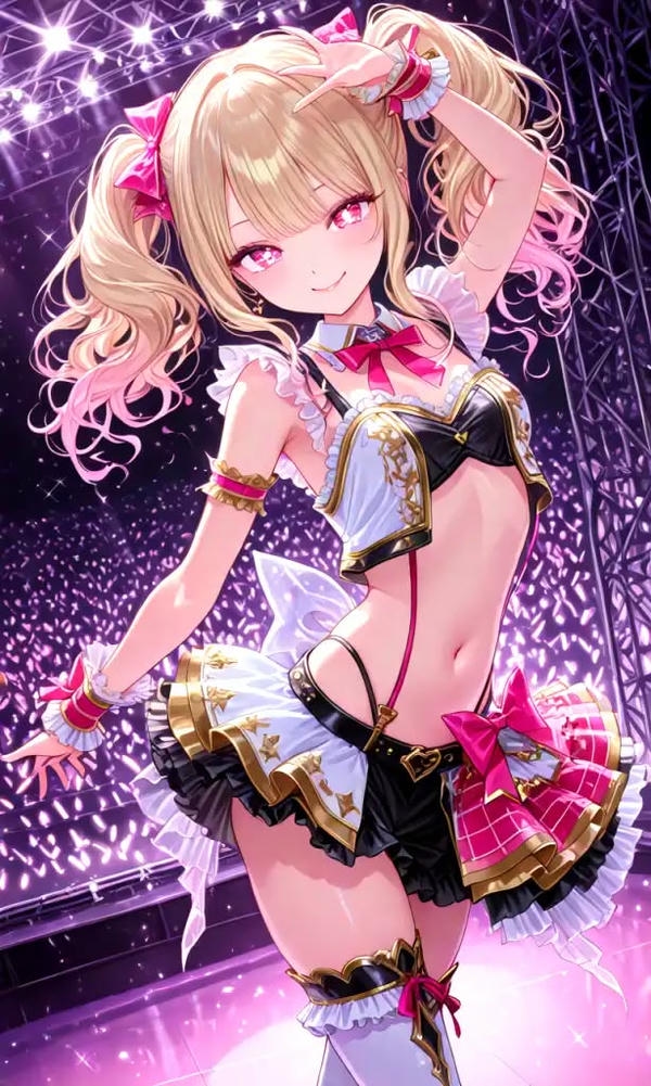“Nữ anime xinh đẹp và nổi bật.”
