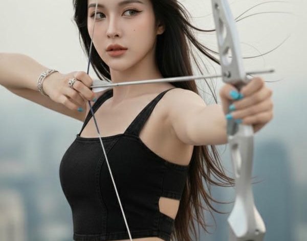 Nữ cung thủ phong cách mạnh