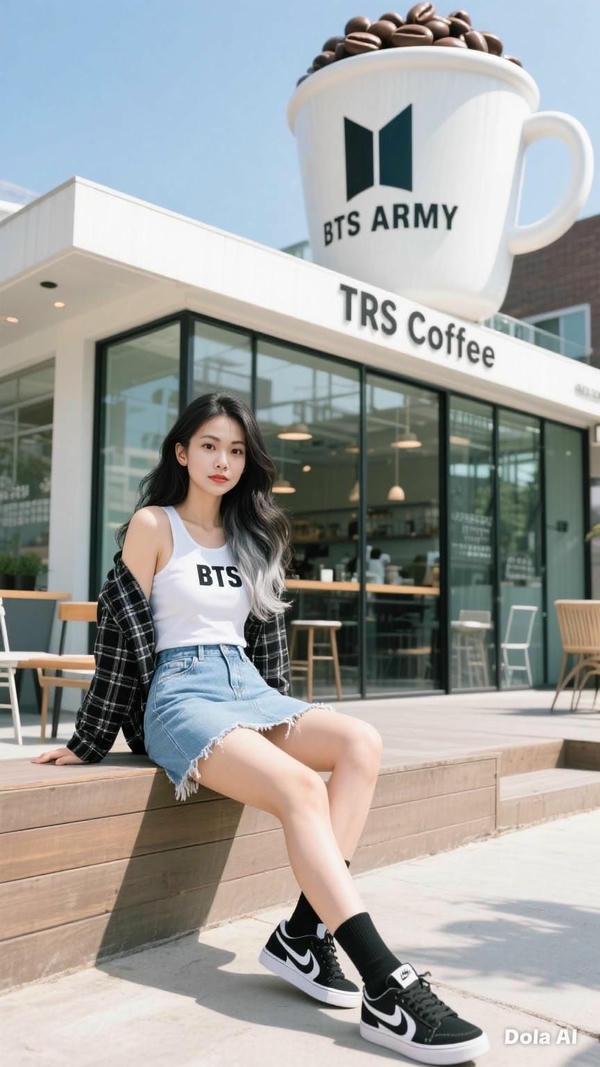 Nụ cười tự tin giữa phố