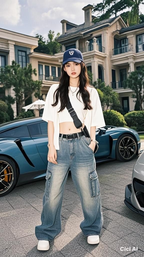 Vẻ đẹp cá tính bên siêu xe