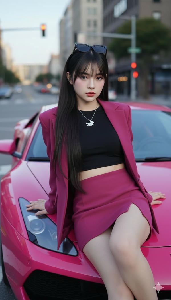 Vẻ đẹp cuốn hút bên siêu xe