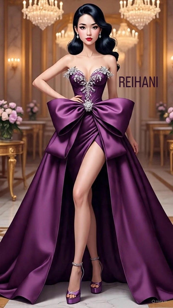 Vẻ đẹp kiêu sa đầy ấn tượng.