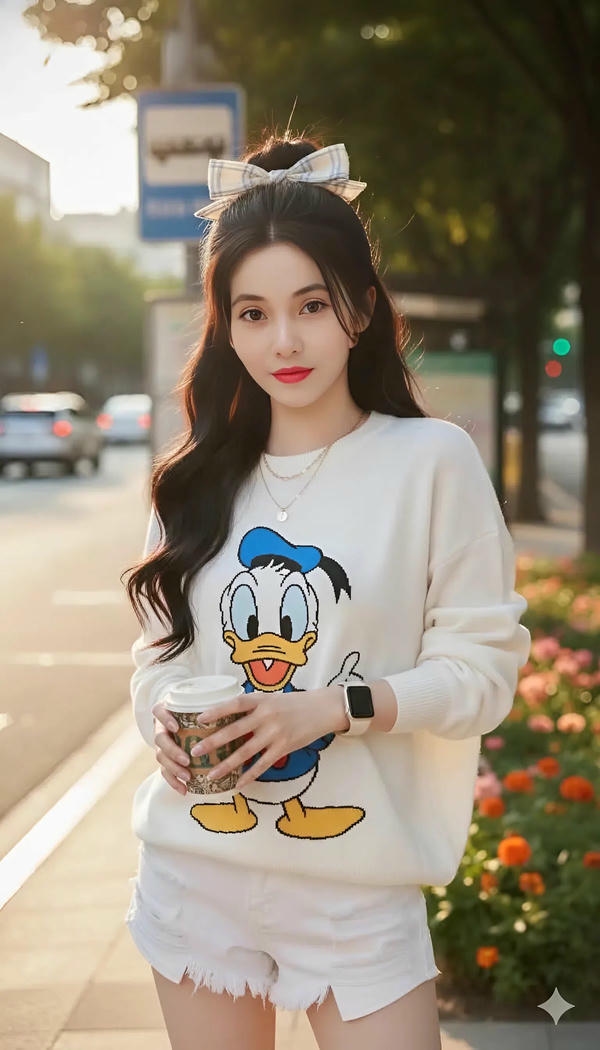 Gương mặt dễ thương, thu hút.