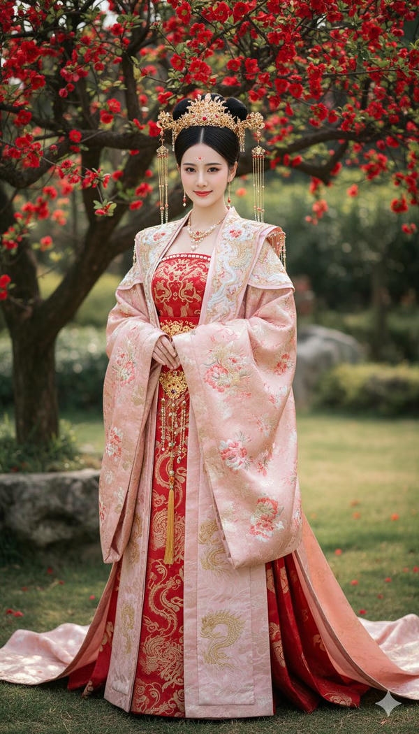 Mỹ nhân cổ trang có gương mặt thanh tú.