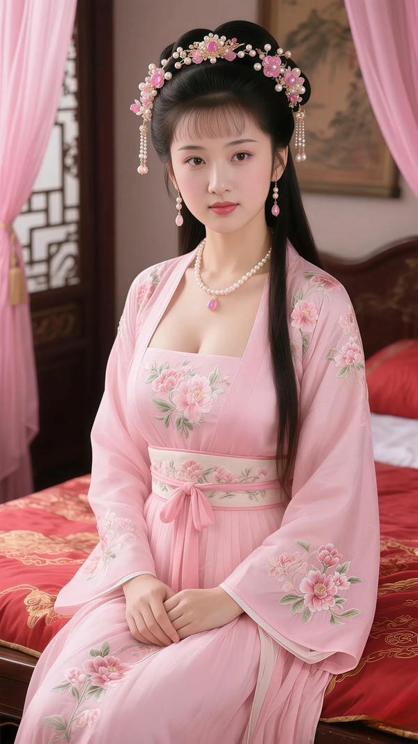 Mỹ nhân cổ trang có thần thái dịu dàng.