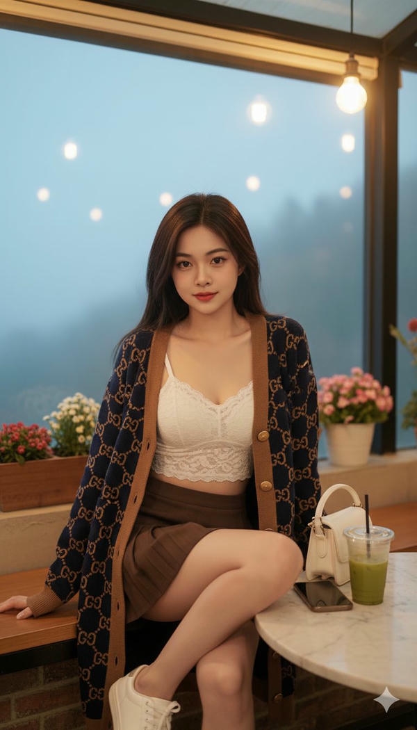 Người mẫu châu Á rất đáng yêu.