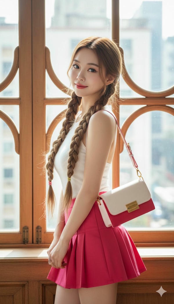 Người mẫu châu Á thật dễ thương.