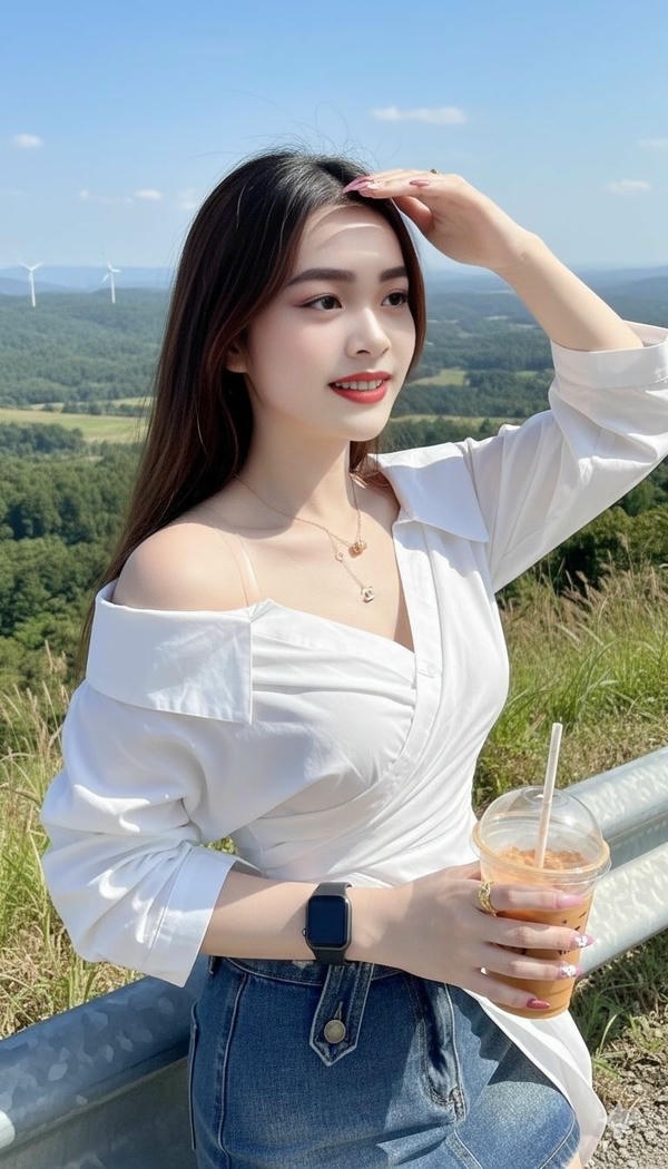 Vẻ đẹp hiện đại đầy tự tin.